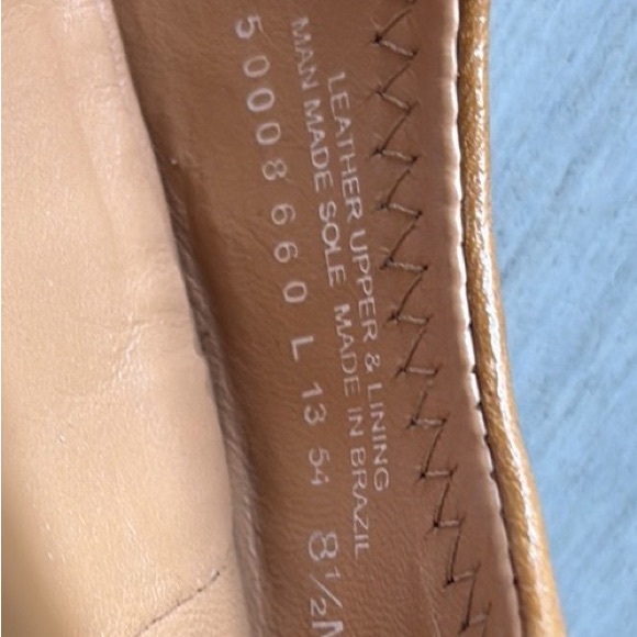 Tory Burch Tan Wedge Peep Toe Shoes - Excellent Condition - Picture 7 of 7